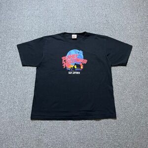 Vintage Planet Hollywood T Shirt XL Black San Antonio Western Graphic 90s USA